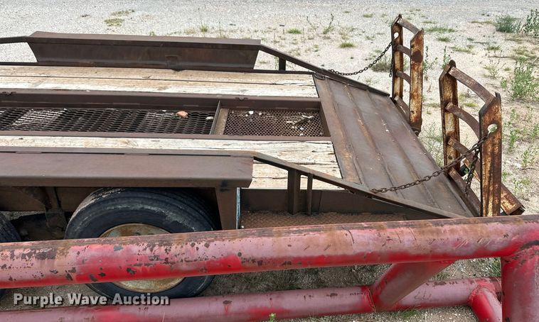 image for item OM9556 1998 Belshe T-18 equipment trailer