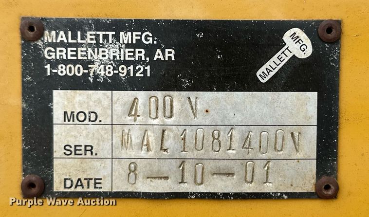 image for item OM9622 2001 Mallett 400V feed mixer