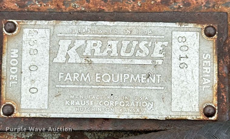 image for item OM9624 Krause 23800 tandem disk