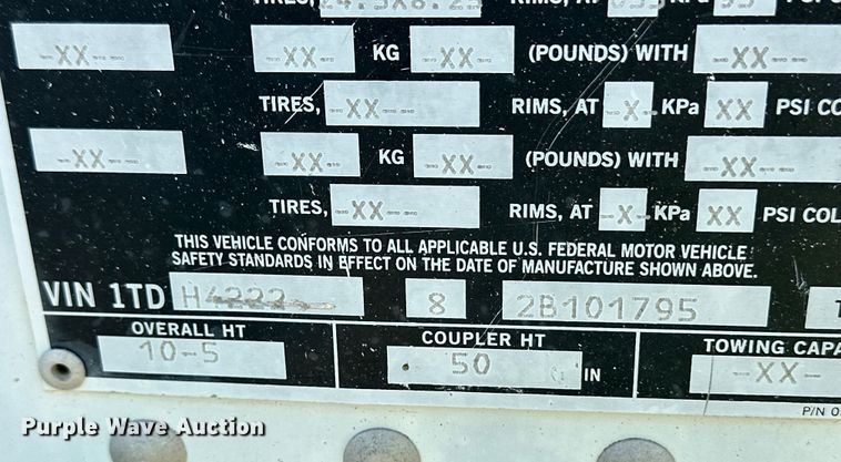 image for item DM2721 2002 Timpte grain trailer