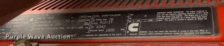 image for item DM7951 2019 International  LT625 semi truck