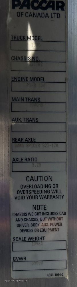 image for item DO6605 2012 Kenworth  T370 semi truck