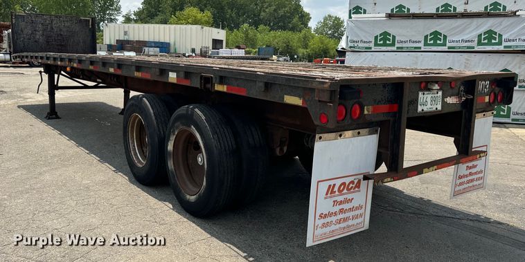image for item DV5789 1991 Trailmobile  F71T-7UAI flatbed trailer
