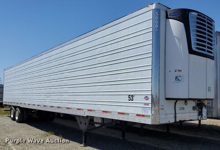 image for item DX1456 2007 Utility Trailer refrigerated van trailer