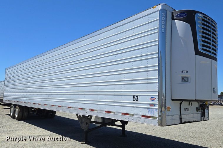 image for item DX1456 2007 Utility Trailer refrigerated van trailer