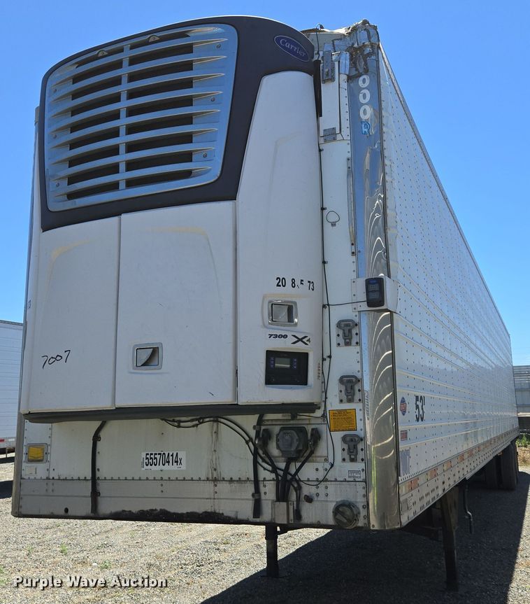 image for item DX1457 2007 Utility Trailer refrigerated van trailer