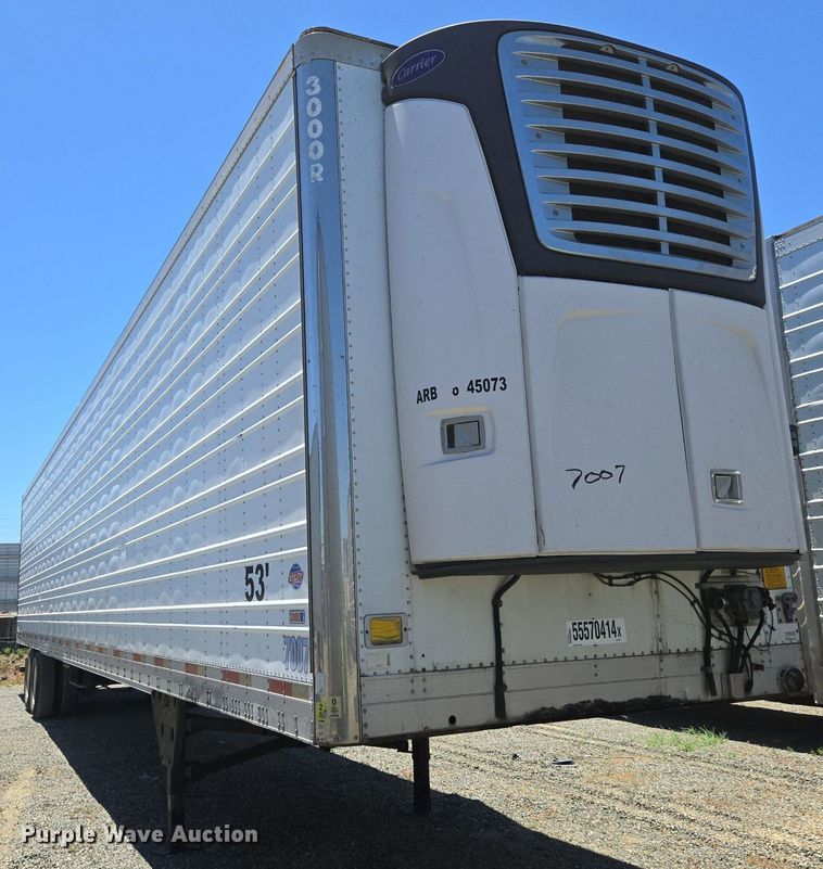 image for item DX1457 2007 Utility Trailer refrigerated van trailer