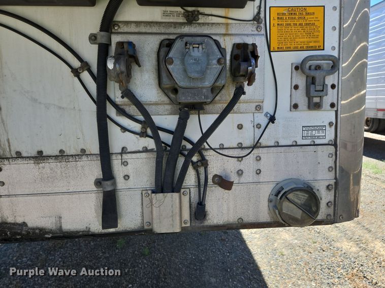 image for item DX1457 2007 Utility Trailer refrigerated van trailer