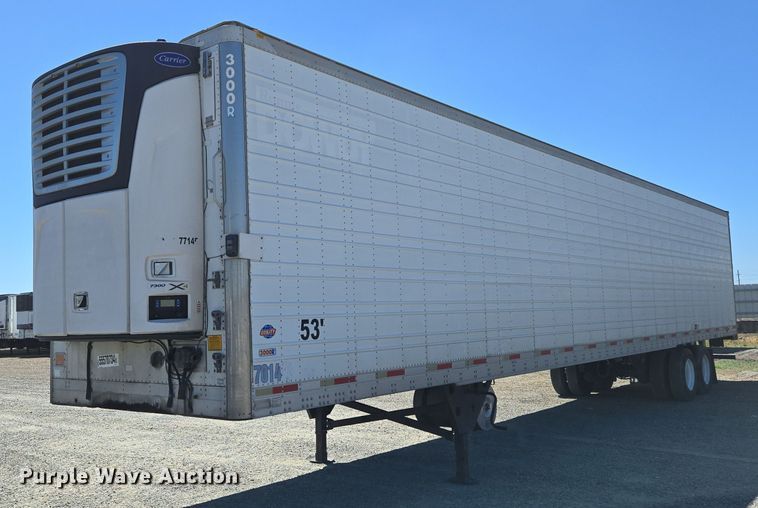 image for item DX1458 2007 Utility Trailer refrigerated van trailer