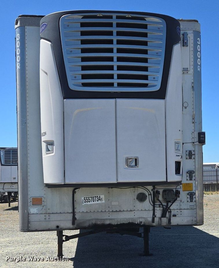 image for item DX1458 2007 Utility Trailer refrigerated van trailer