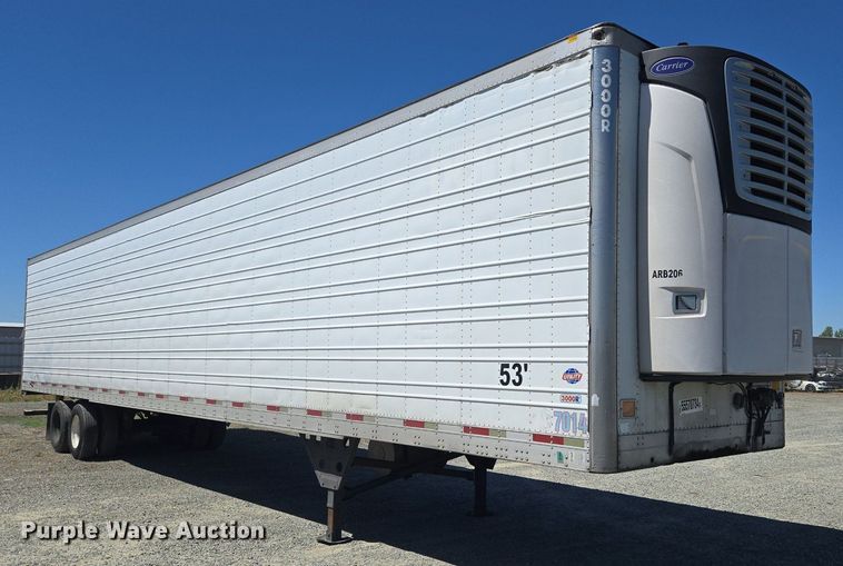 image for item DX1458 2007 Utility Trailer refrigerated van trailer