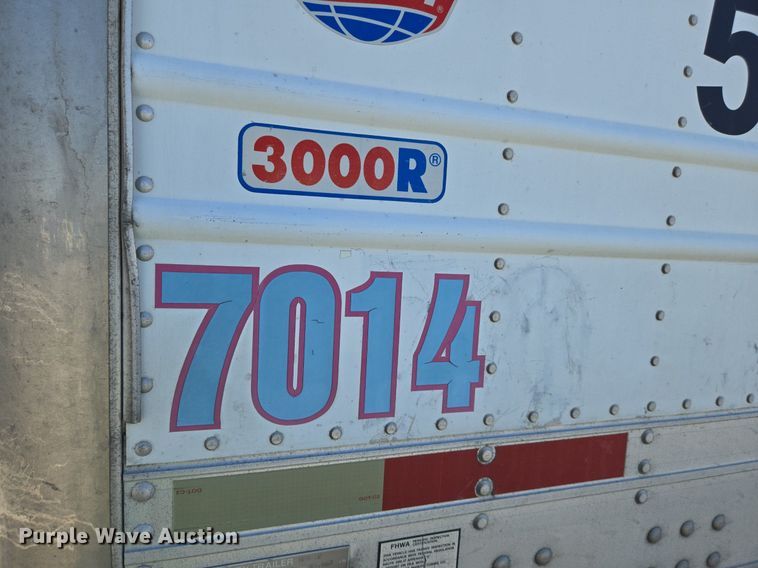 image for item DX1458 2007 Utility Trailer refrigerated van trailer