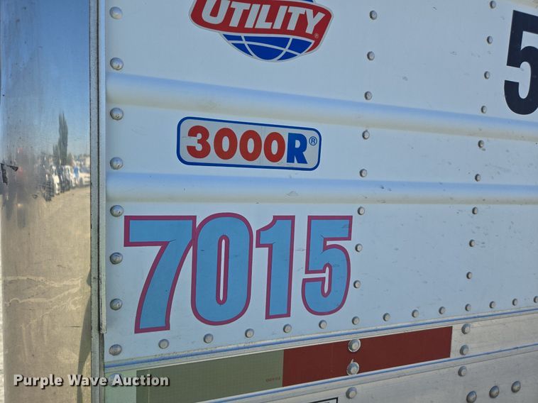 image for item DX1459 2007 Utility Trailer refrigerated van trailer