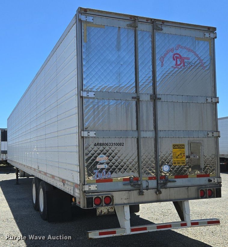 image for item DX1460 2007 Utility Trailer refrigerated van trailer
