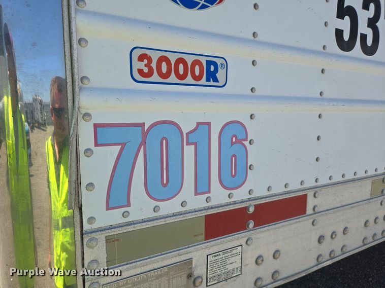 image for item DX1460 2007 Utility Trailer refrigerated van trailer