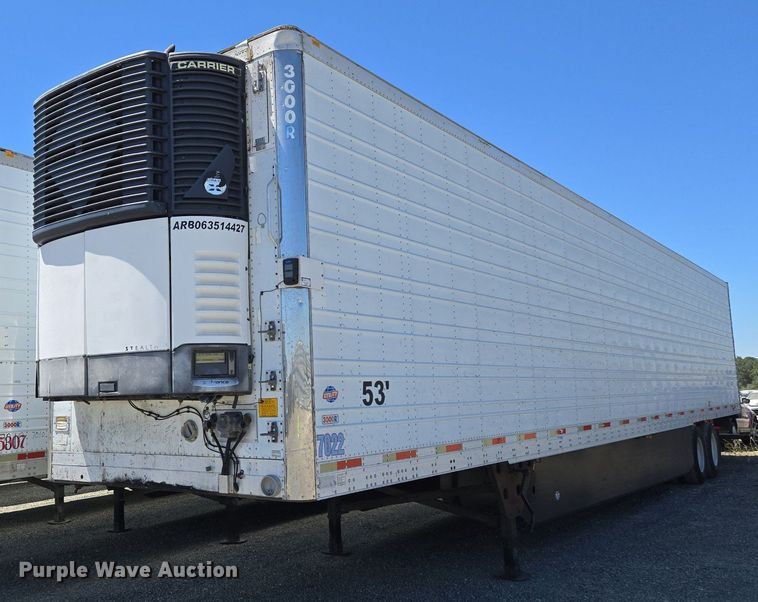 image for item DX1461 2007 Utility Trailer refrigerated van trailer