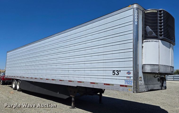 image for item DX1461 2007 Utility Trailer refrigerated van trailer