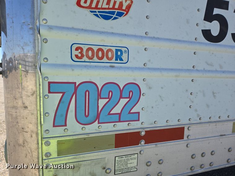 image for item DX1461 2007 Utility Trailer refrigerated van trailer