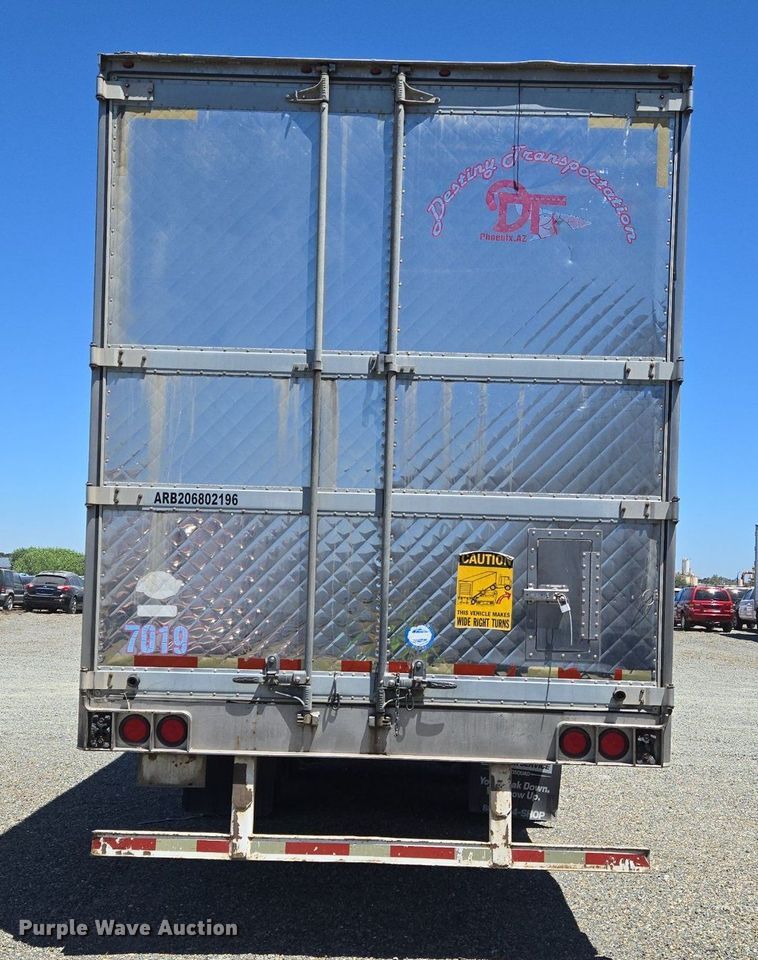 image for item DX1463 2007 Utility Trailer refrigerated van trailer