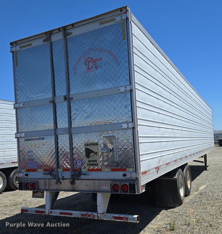 image for item DX1464 2007 Utility Trailer refrigerated van trailer 