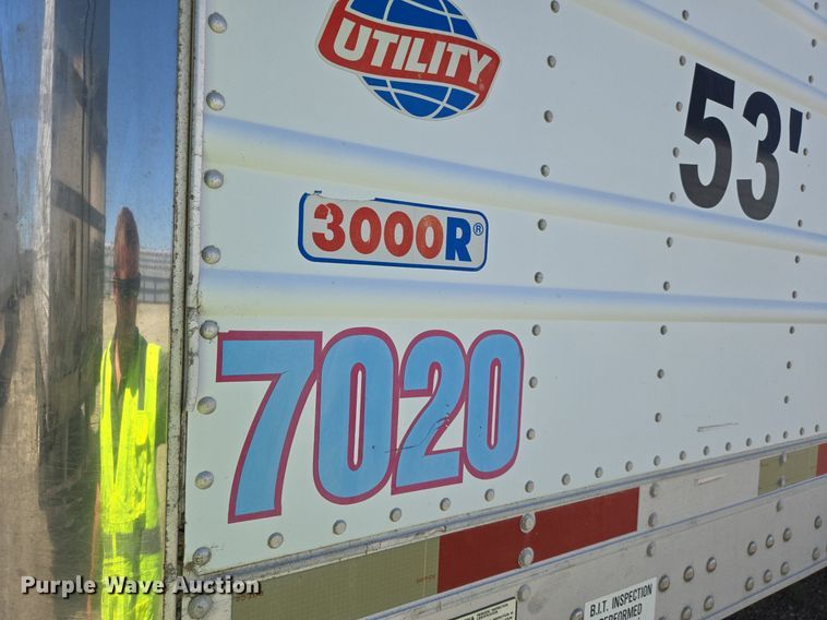 image for item DX1464 2007 Utility Trailer refrigerated van trailer 