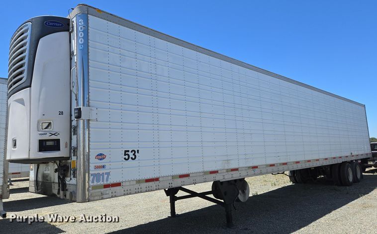 image for item DX1465 2007 Utility Trailer refrigerated van trailer
