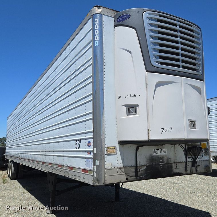 image for item DX1465 2007 Utility Trailer refrigerated van trailer