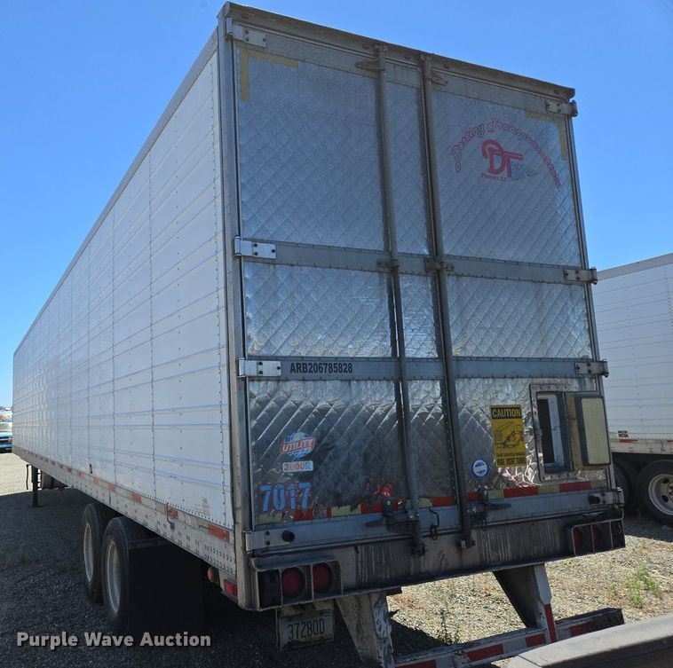 image for item DX1465 2007 Utility Trailer refrigerated van trailer