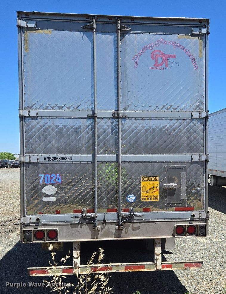 image for item DX1466 2007 Utility Trailer refrigerated van trailer