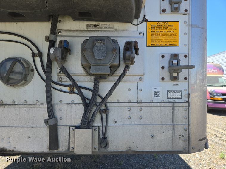 image for item DX1466 2007 Utility Trailer refrigerated van trailer