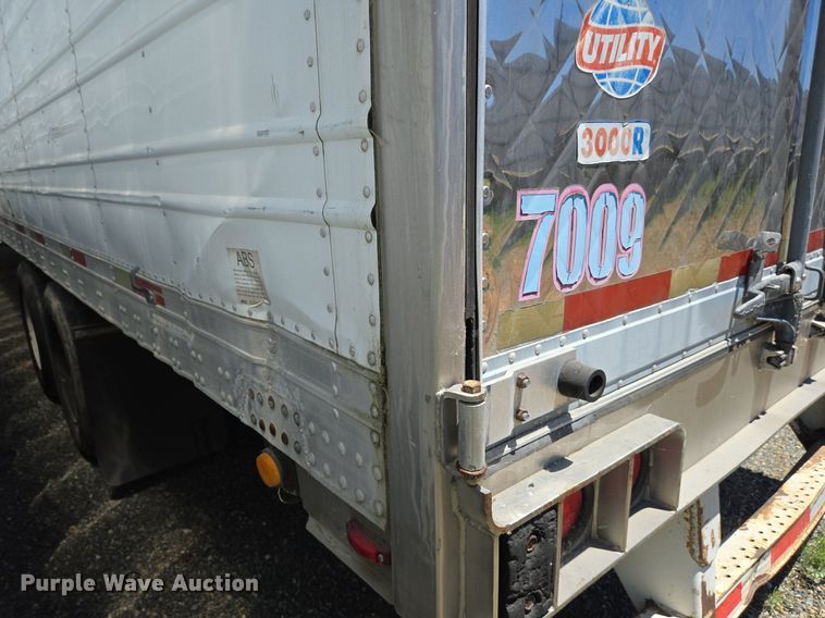 image for item DX1468 2007 Utility Trailer refrigerated van trailer