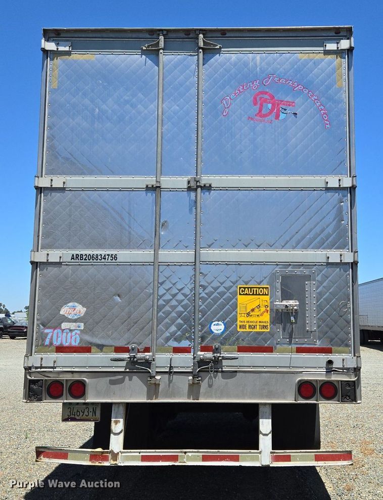 image for item DX1469 2007 Utility Trailer refrigerated van trailer