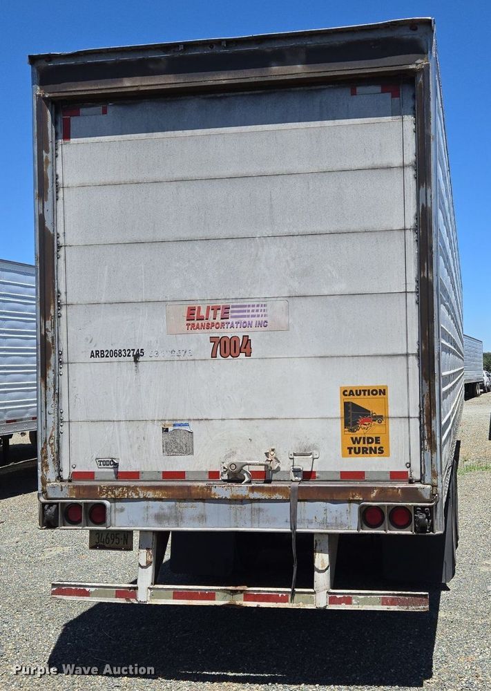 image for item DX1470 2007 Utility Trailer refrigerated van trailer