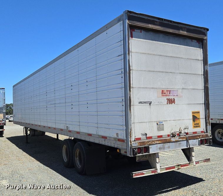 image for item DX1470 2007 Utility Trailer refrigerated van trailer