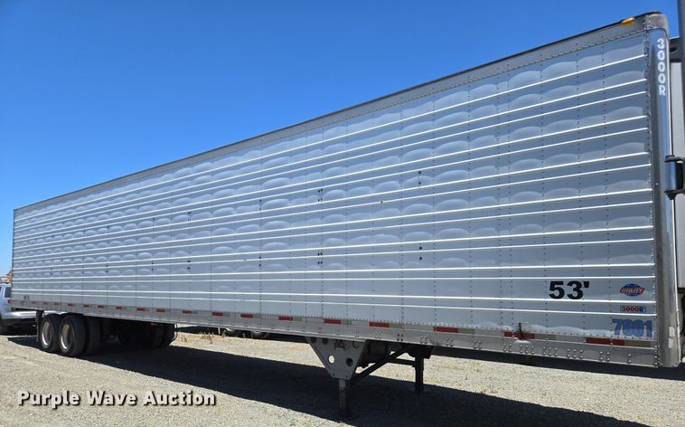 image for item DX1472 2007 Utility Trailer refrigerated van trailer