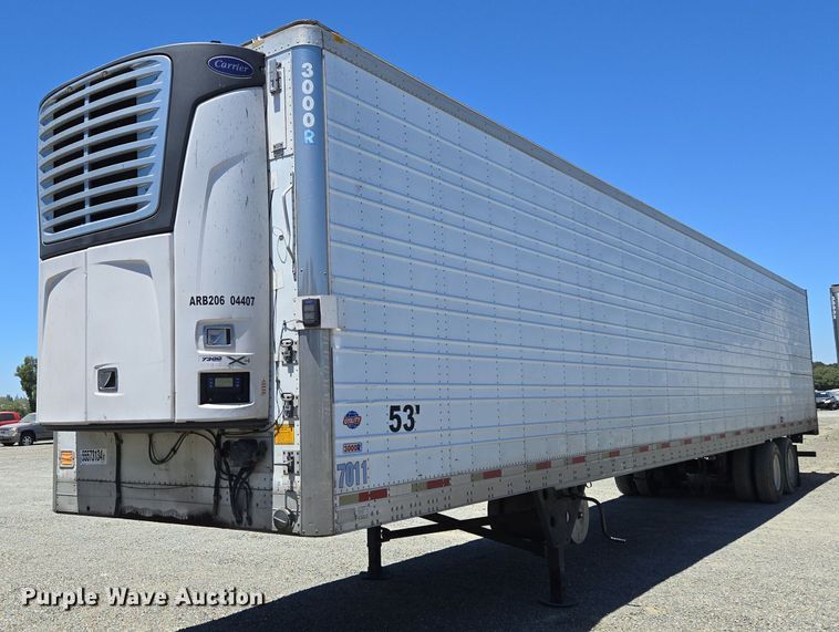 image for item DX1473 2007 Utility Trailer refrigerated van trailer