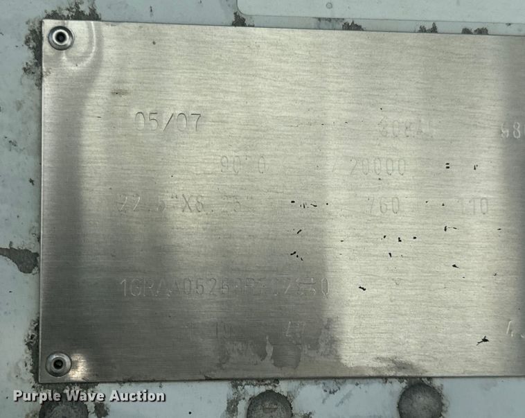 image for item DX1474 2008 Great Dane refrigerated van trailer