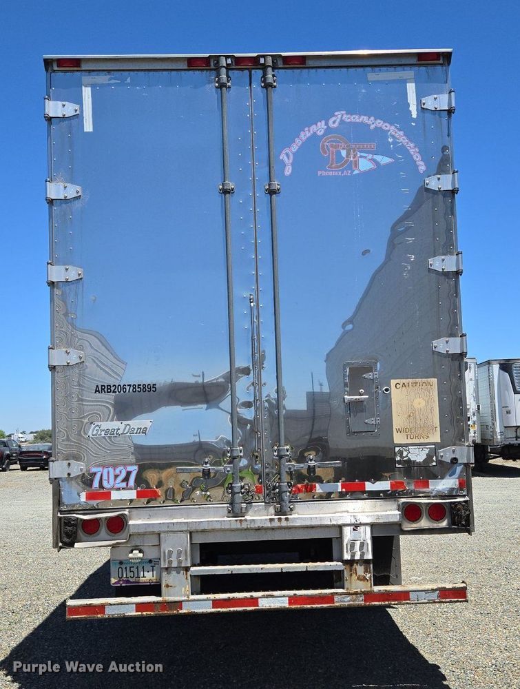 image for item DX1475 2008 Great Dane refrigerated van trailer