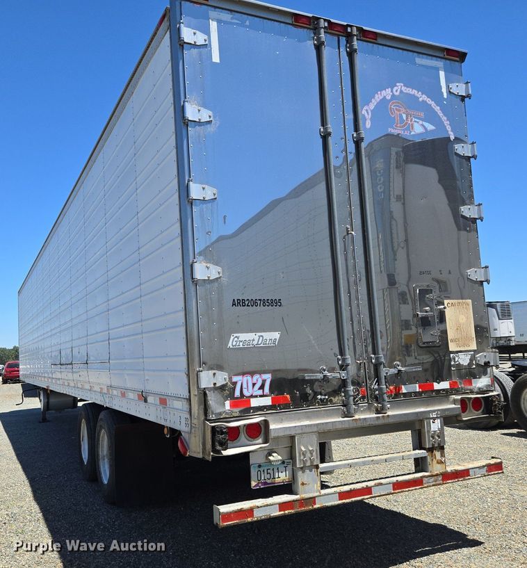 image for item DX1475 2008 Great Dane refrigerated van trailer