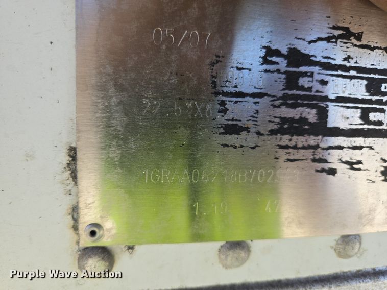 image for item DX1475 2008 Great Dane refrigerated van trailer