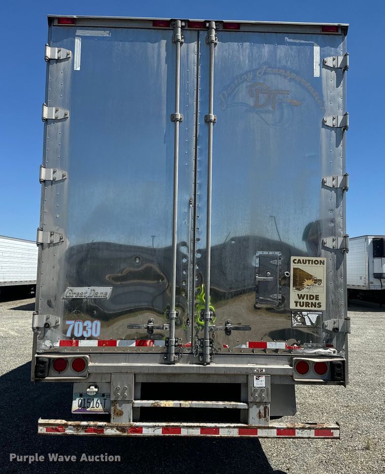image for item DX1476 2008 Great Dane refrigerated van trailer
