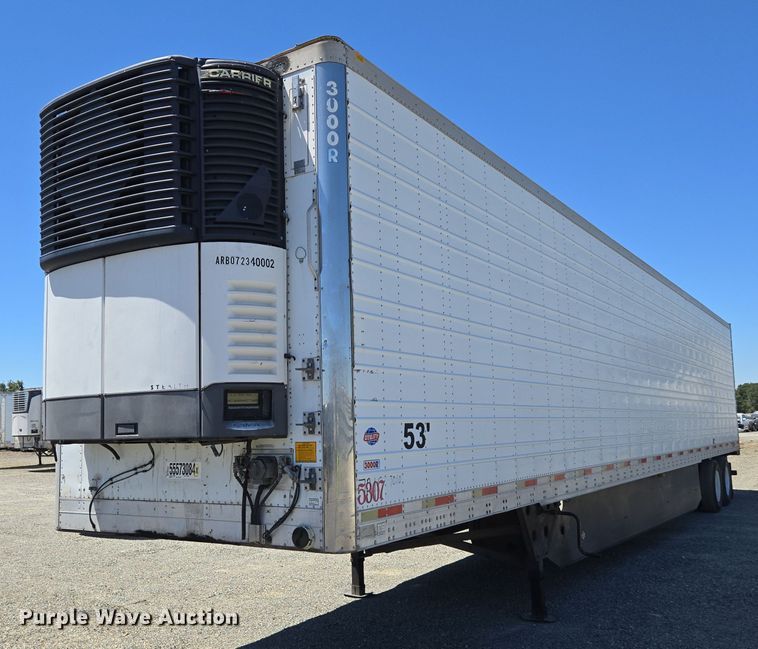 image for item DX1477 2007 Utility Trailer refrigerated van trailer