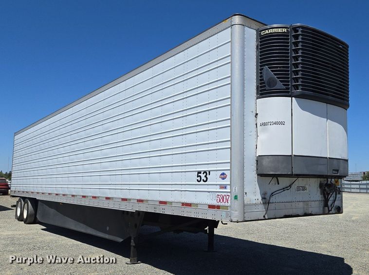 image for item DX1477 2007 Utility Trailer refrigerated van trailer