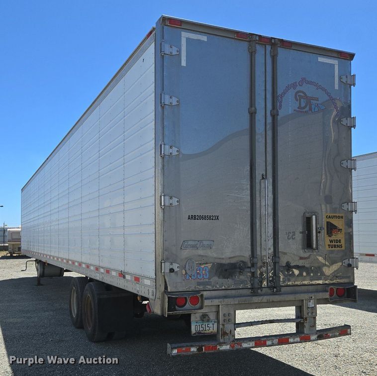 image for item DX1478 2008 Great Dane refrigerated van trailer