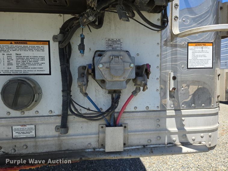 image for item DX1479 2008 Great Dane refrigerated van trailer