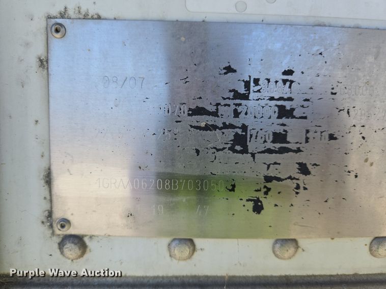 image for item DX1479 2008 Great Dane refrigerated van trailer