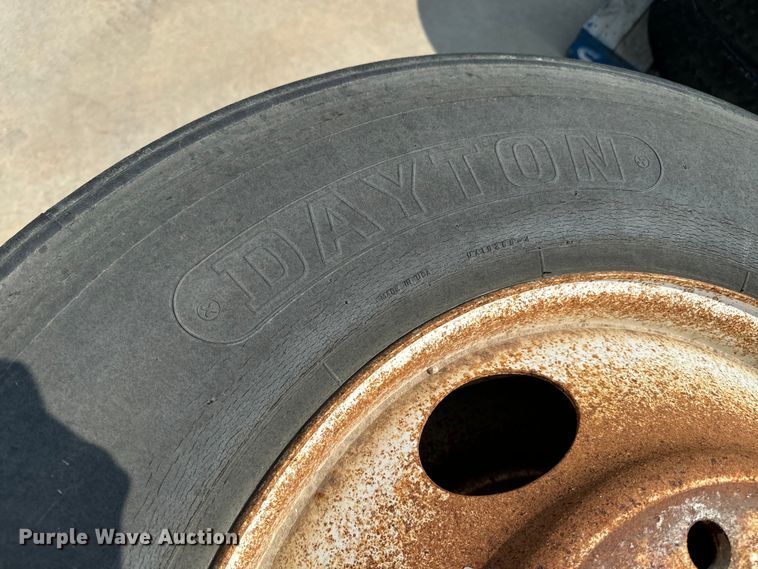 image for item EI4022 (4) Dayton 11R24.5 tires and wheels