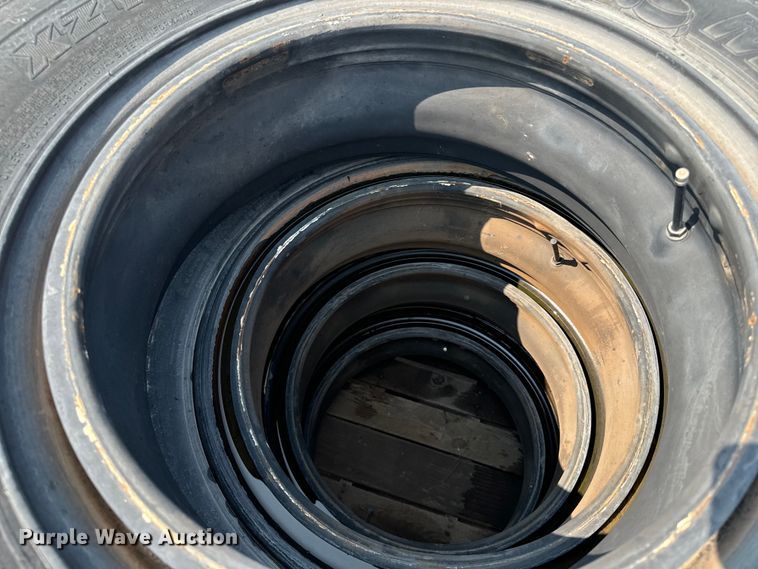 image for item EI4026 (4) Michelin 11R22.5 tires and wheels