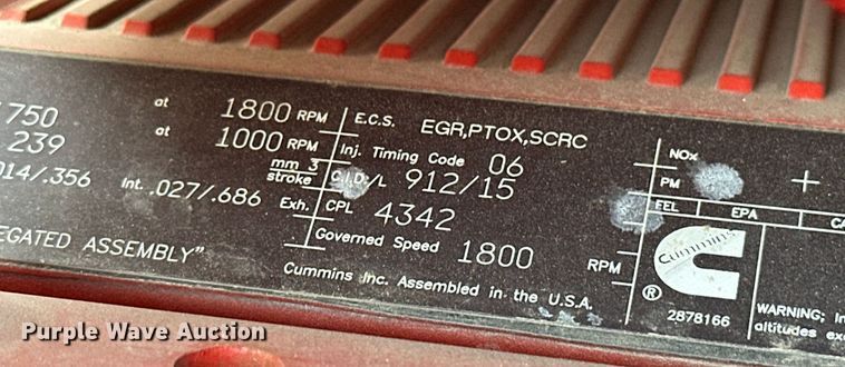 image for item EJ4478 2020 International  LT625 semi truck