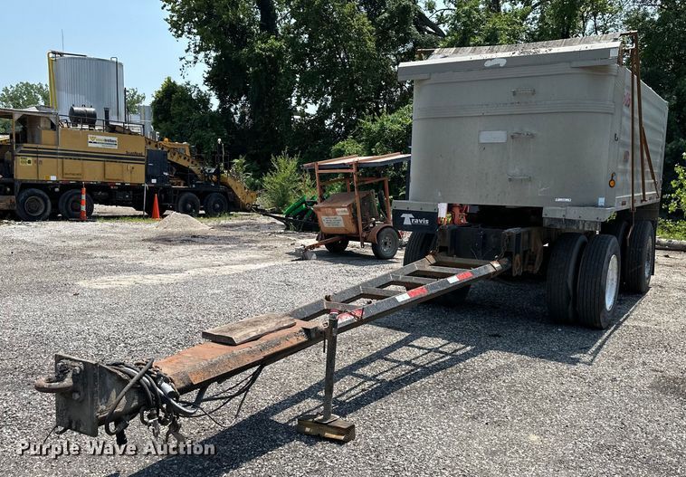 image for item EJ7057 1985 SUMP end dump pup trailer